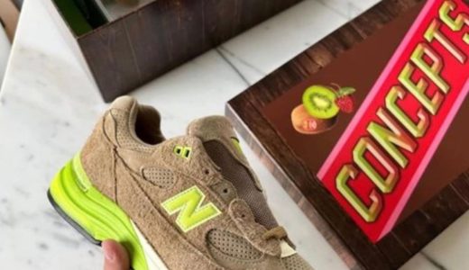 Concepts × New Balance キウイとイチゴをモチーフにした『992 “Low Hanging Fruit”』が海外11月10日/11月20日に発売予定