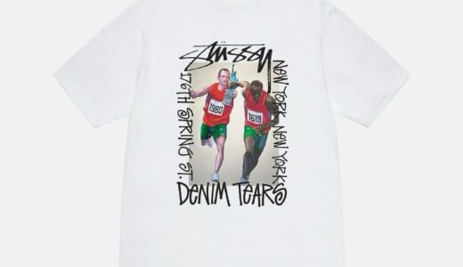Stüssy × Denim Tears “Pass The Baton” Teeが現地時間3月15日にAfrican Diaspora Goodsで限定発売